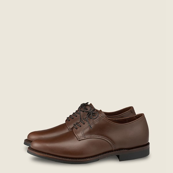 Red Wing Oxford Hombre Marrom Oscuro - Williston - Featherstone Cuero - 431-NFZYDG